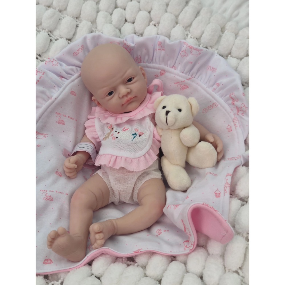 Reborn Baby Doll Silicone Realistic - ตุ๊กตาซิลิโคนนุ่มขนาด 12 นิ้ว ตุ๊กตารีบอร์นเหมือนจริง ขนาดเล็ก เหมาะสำหรับเป็นของขวัญ