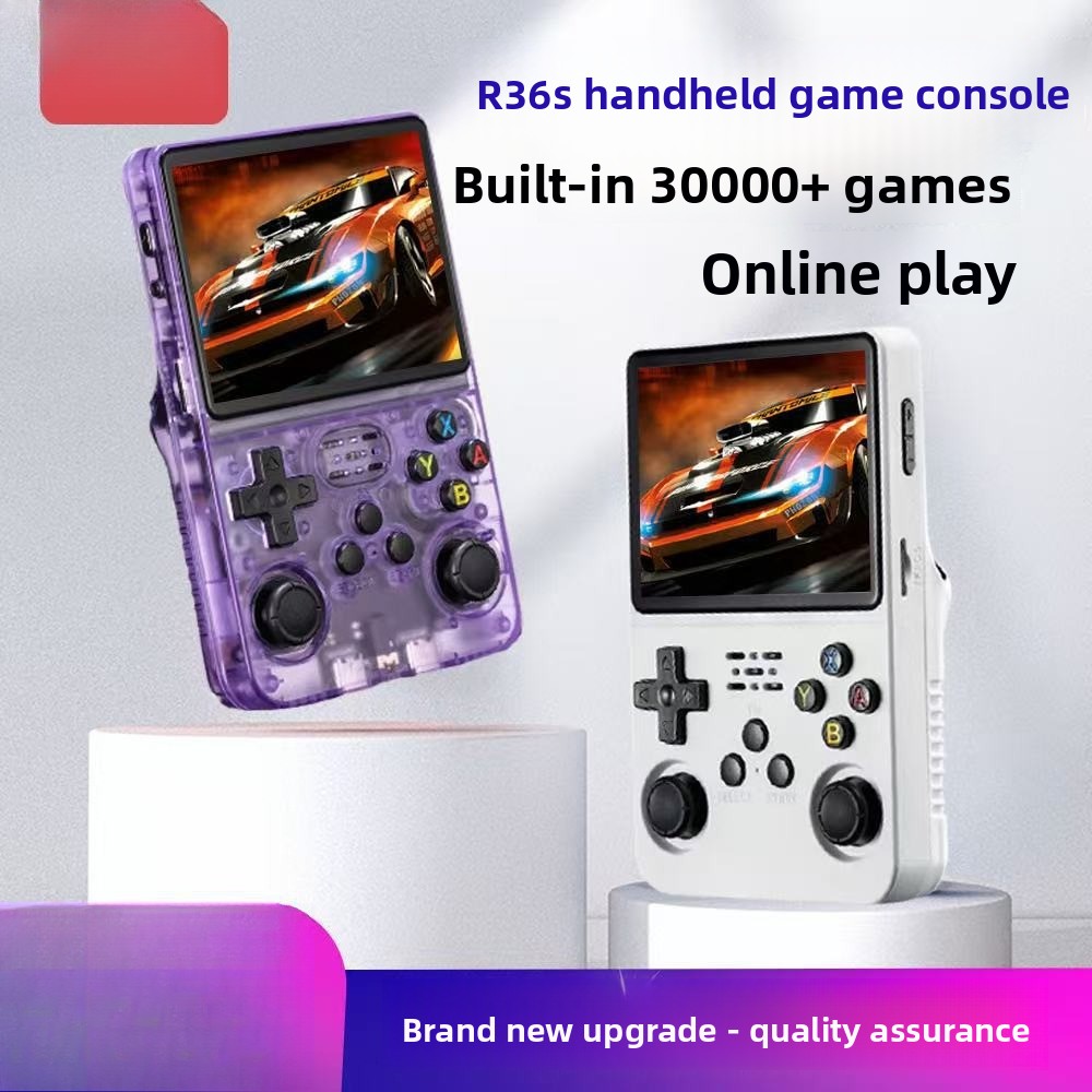 Retro Handheld Game Console R36S - เครื่องเล่นเกมพกพา R36S โอเพ่นซอร์ส หน้าจอความละเอียดสูง รองรับ WIFI