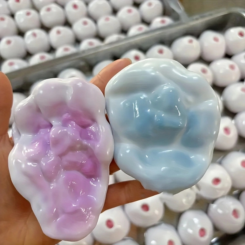 Dolls - ของเล่นบีบสกุชชี่ฟลูอิดไอซ์สกินเจลลี่บอลใหม่ ของเล่นบีบนุ่มสำหรับเด็กและผู้ใหญ่ ของเล่นฟิดเจ็ตป๊อป ของขวัญงานปาร์ตี้ เกมบันเทิงสุดแปลกใหม่