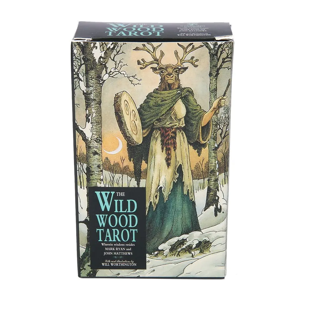 Tarot Cards Deck With Guidebook - ไพ่ทาโรต์ไม้ป่า 78 Oracle English Visions Divination