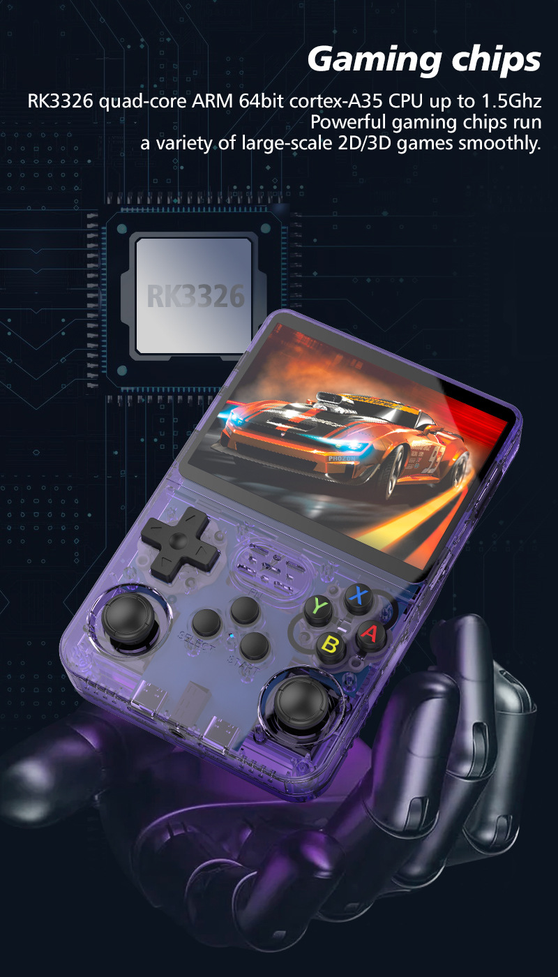 Retro Handheld Game Console R36S - R36S เครื่องเล่นเกมมือถือย้อนยุคในตัว64G TF CLASSIC Support-HDMI TV
