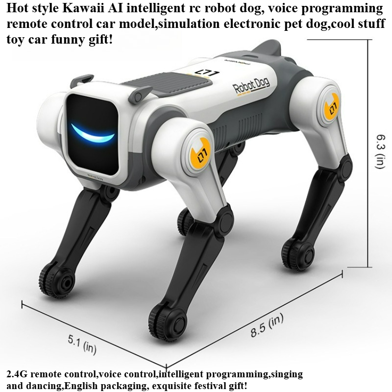 Remote Control Toys - ของเล่นสุดเท่ รถของเล่น ของขวัญสุดฮา-สุนัขหุ่นยนต์ AI อัจฉริยะสุดน่ารัก ควบคุมด้วยรีโมท
