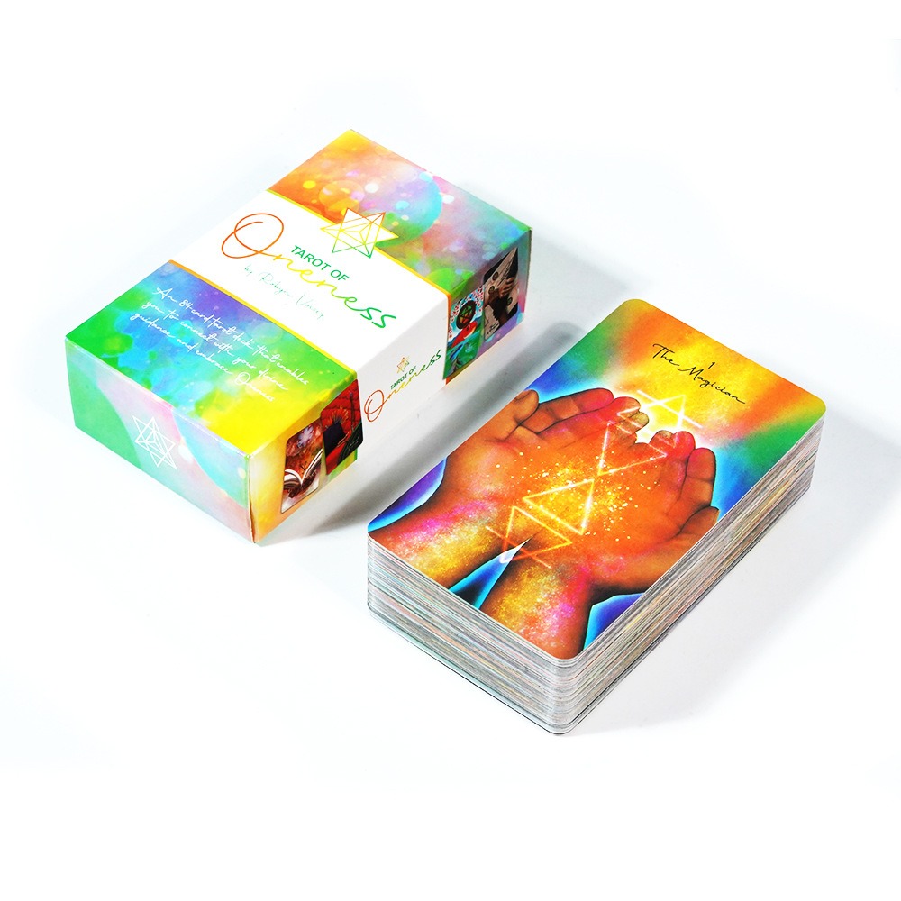 ไพ่ทาโรต์ของ Oneness 10.3*6 ซม - Tarot Cards Deck With Guidebook บทวิจารณ์และราคา