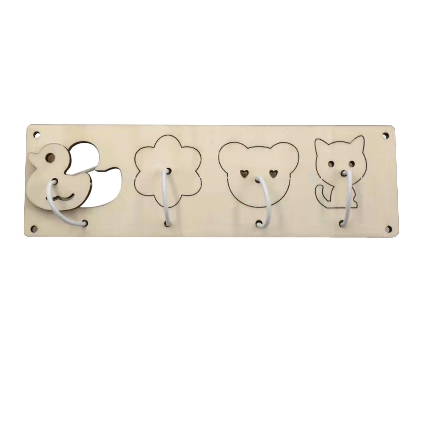 ของเล่นเสริมพัฒนาการแบบมอนเตสซ - Montessori Wooden Busy Board Toddler บทวิจารณ์และราคา