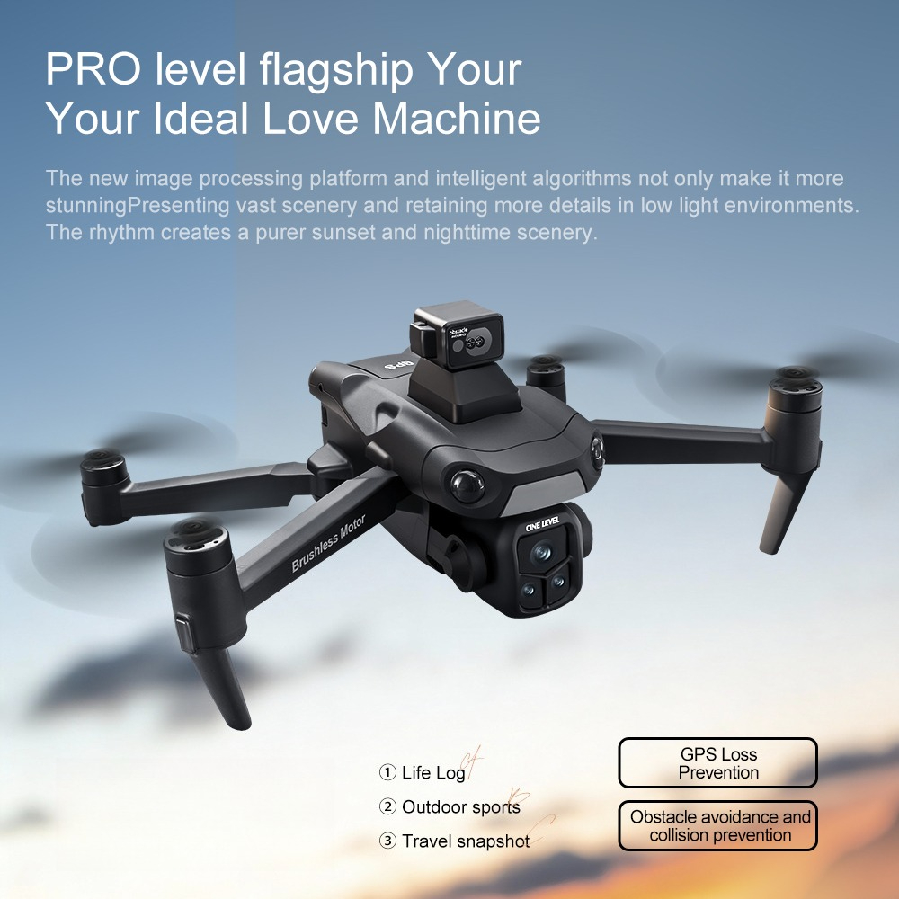 โดรนพับได้ A1R3S GPS พร้อมกล้อ - Fpv Brushless Rc Drone 4K บทวิจารณ์และราคา