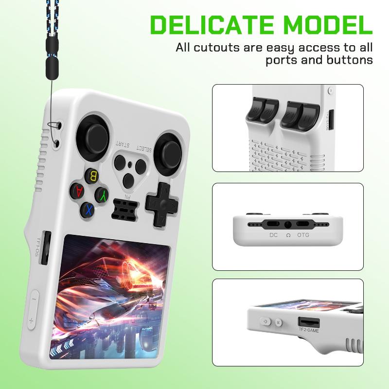 เคสซิลิโคนป้องกันสำหรับเครื่อง - Retro Handheld Game Console R36S บทวิจารณ์และราคา