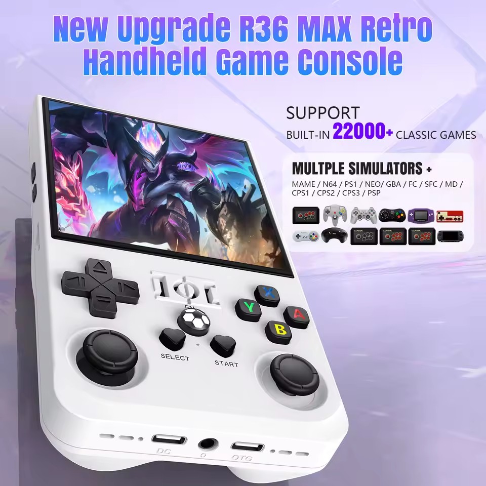 R36MAX RetroคอนโซลเกมมือถือR36 - Retro Handheld Game Console R36S บทวิจารณ์และราคา
