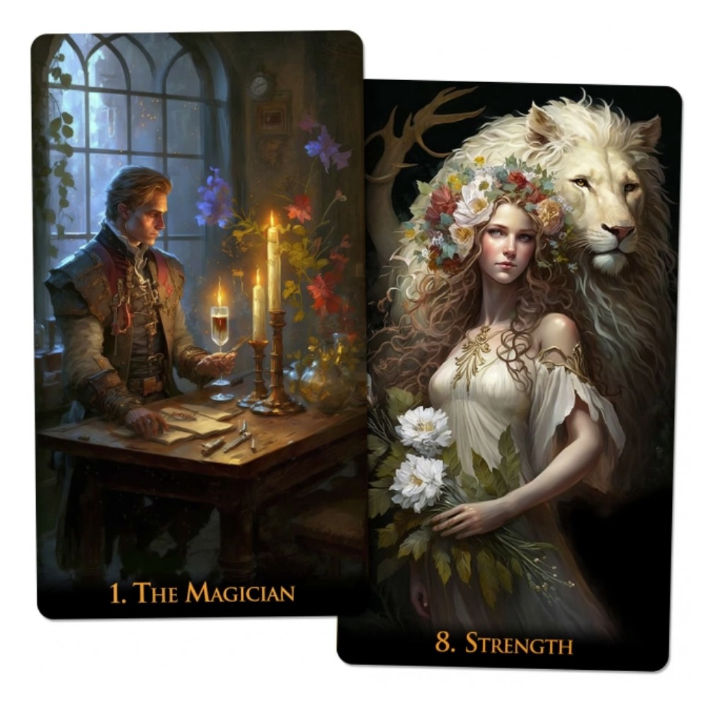 12*7 ซม.แปลกโลกไพ่ทาโรต์ 78 ใบ - Tarot Cards Deck With Guidebook บทวิจารณ์และราคา