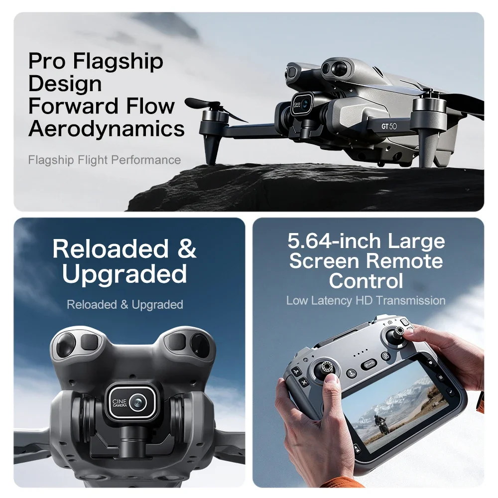 GT50 โดรน FPV ความละเอียด 4K/6 - Fpv Brushless Rc Drone 4K บทวิจารณ์และราคา