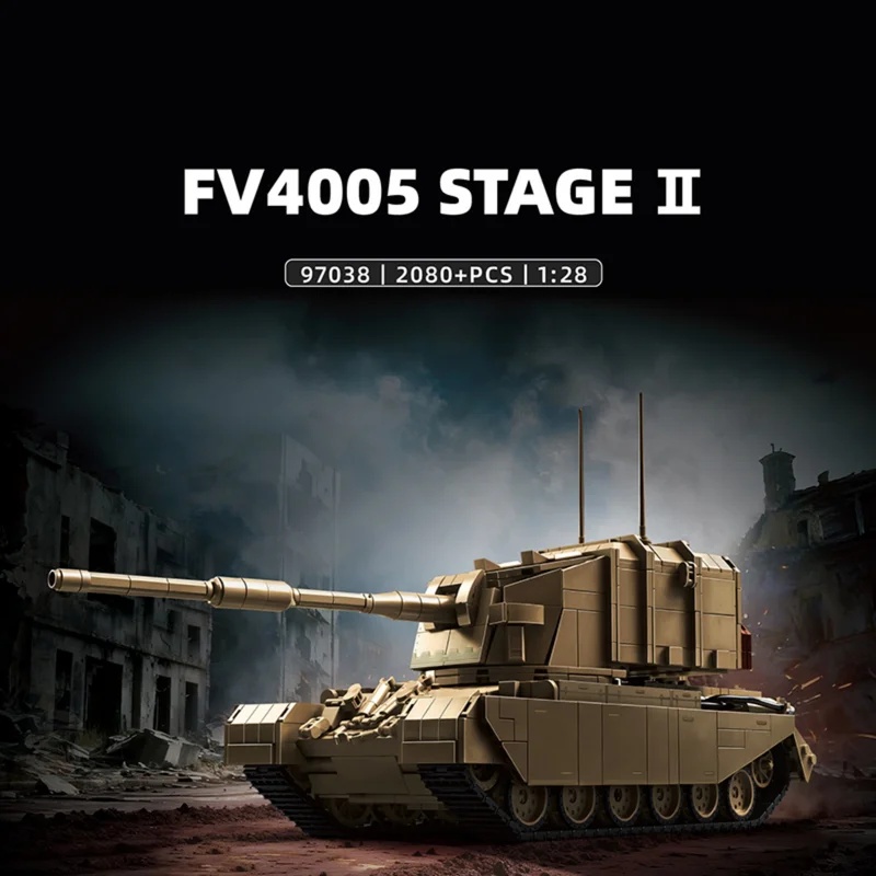 2080 ชิ้น ปืนต่อต้านรถถังหนัก  - Lego Compatible Military Tank บทวิจารณ์และราคา