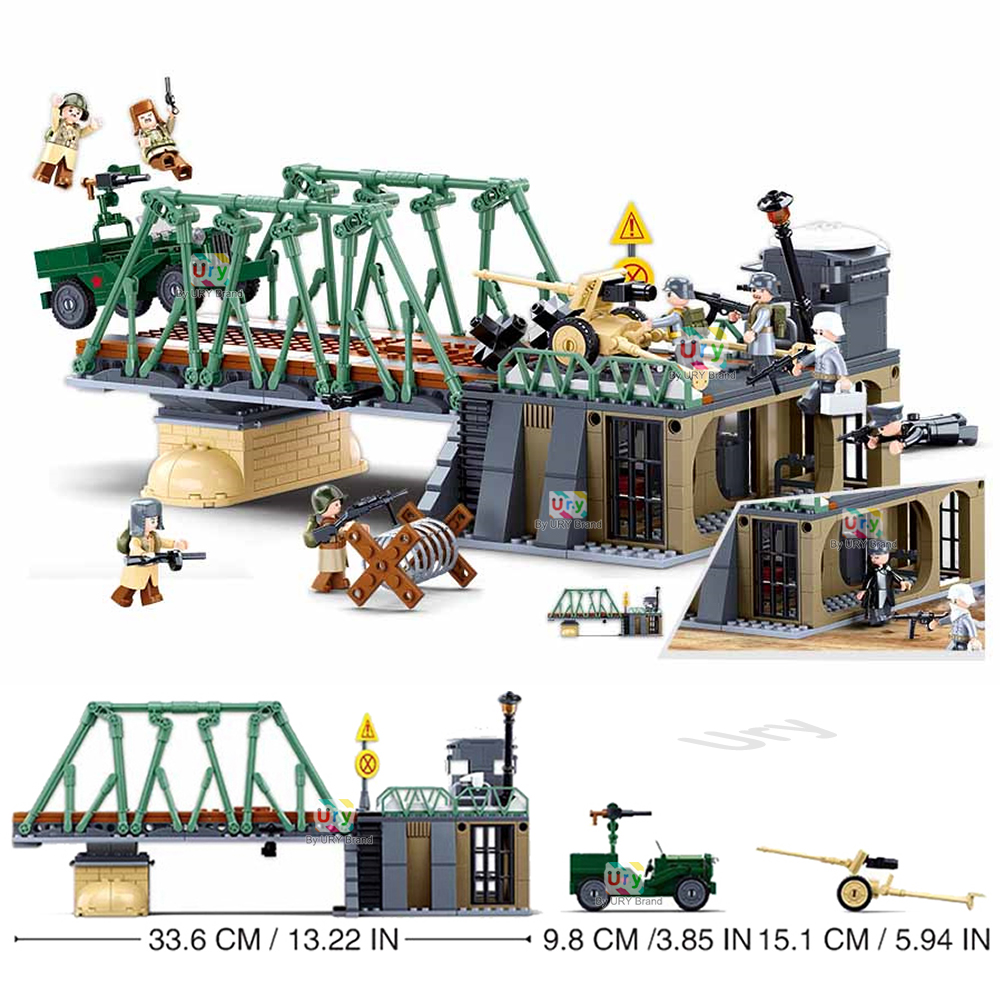 ชุดของเล่นตัวต่อรถถังหนักไทเกอ - Lego Compatible Military Tank บทวิจารณ์และราคา