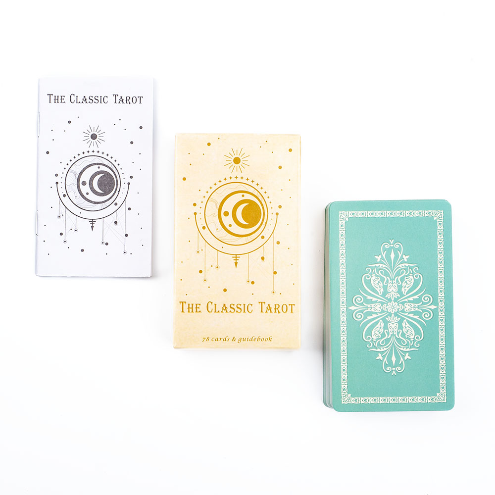 เกมกระดานไพ่ทาโรต์แบบคลาสสิกสำ - Tarot Cards Deck With Guidebook บทวิจารณ์และราคา