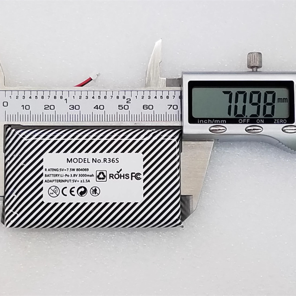 แบตเตอรี่สำหรับ 3.7V 3100mAh ส - Retro Handheld Game Console R36S บทวิจารณ์และราคา