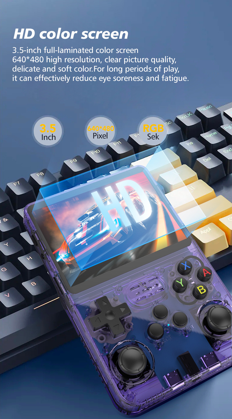 R36S เครื่องเล่นเกมมือถือย้อนย - Retro Handheld Game Console R36S บทวิจารณ์และราคา