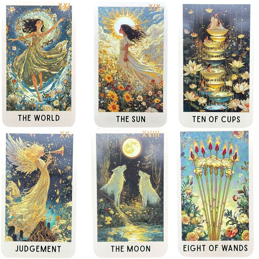 ไพ่ทาโรต์บลูม 78 ใบ ชุดไพ่พยาก - Tarot Cards Deck With Guidebook บทวิจารณ์และราคา