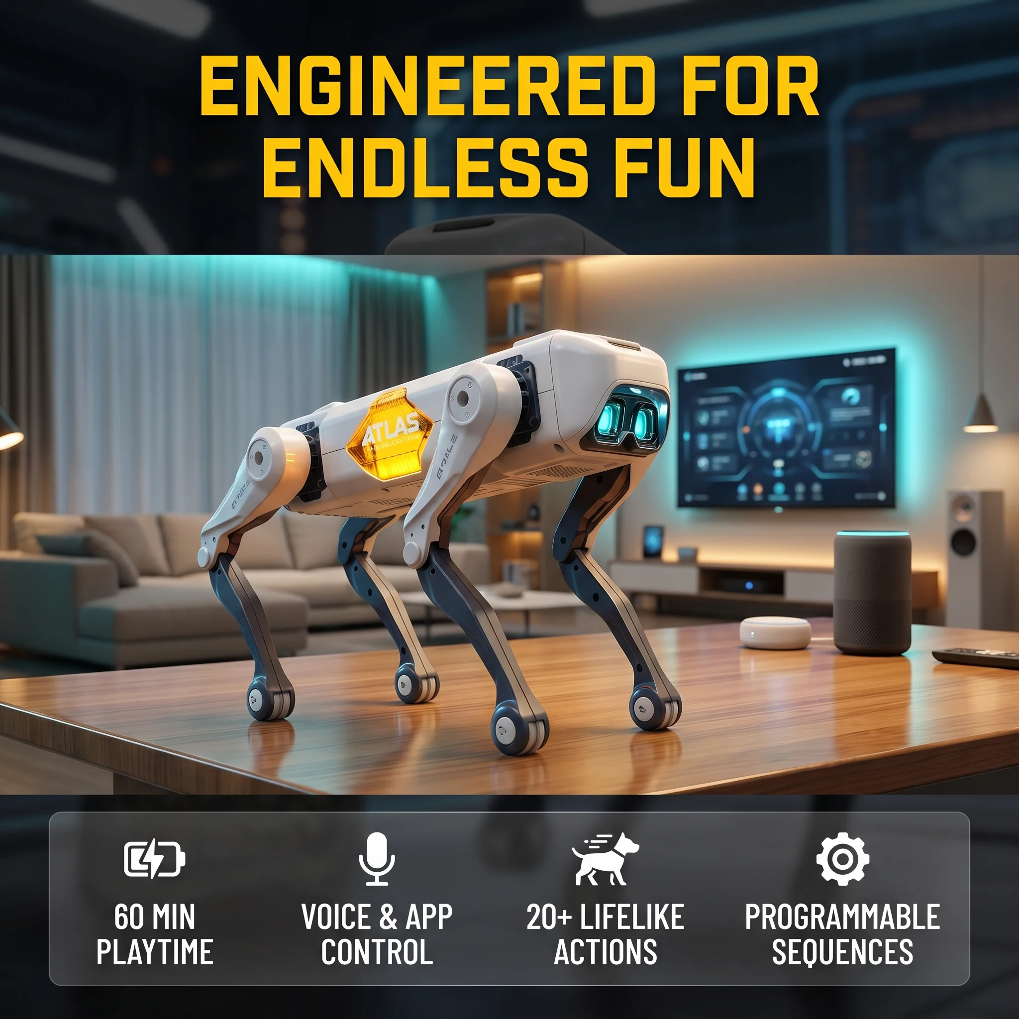 หุ่นยนต์สุนัขอัจฉริยะ AI ควบคุ - Remote Control Toys บทวิจารณ์และราคา