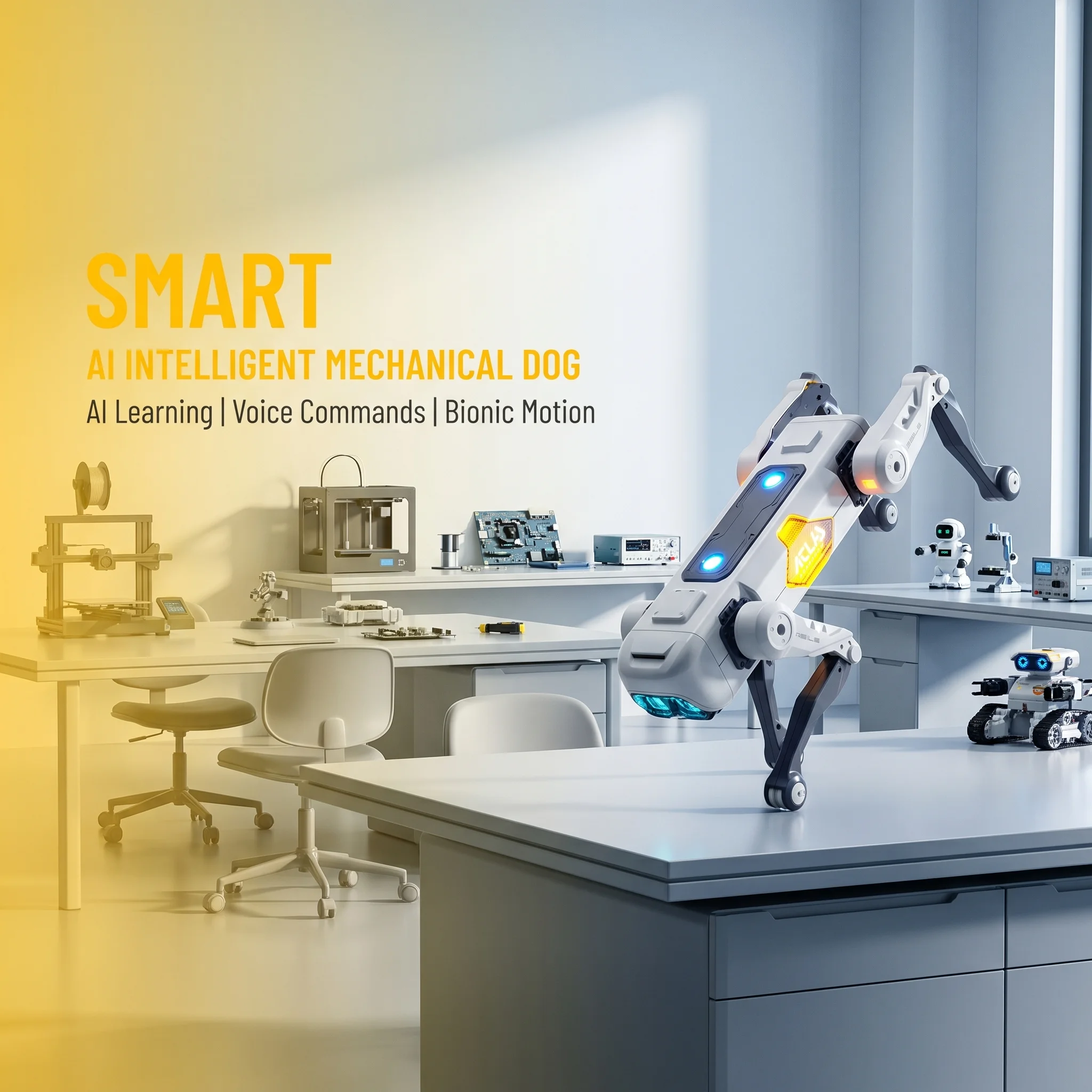 หุ่นยนต์สุนัขอัจฉริยะ AI ควบคุ - Remote Control Toys บทวิจารณ์และราคา