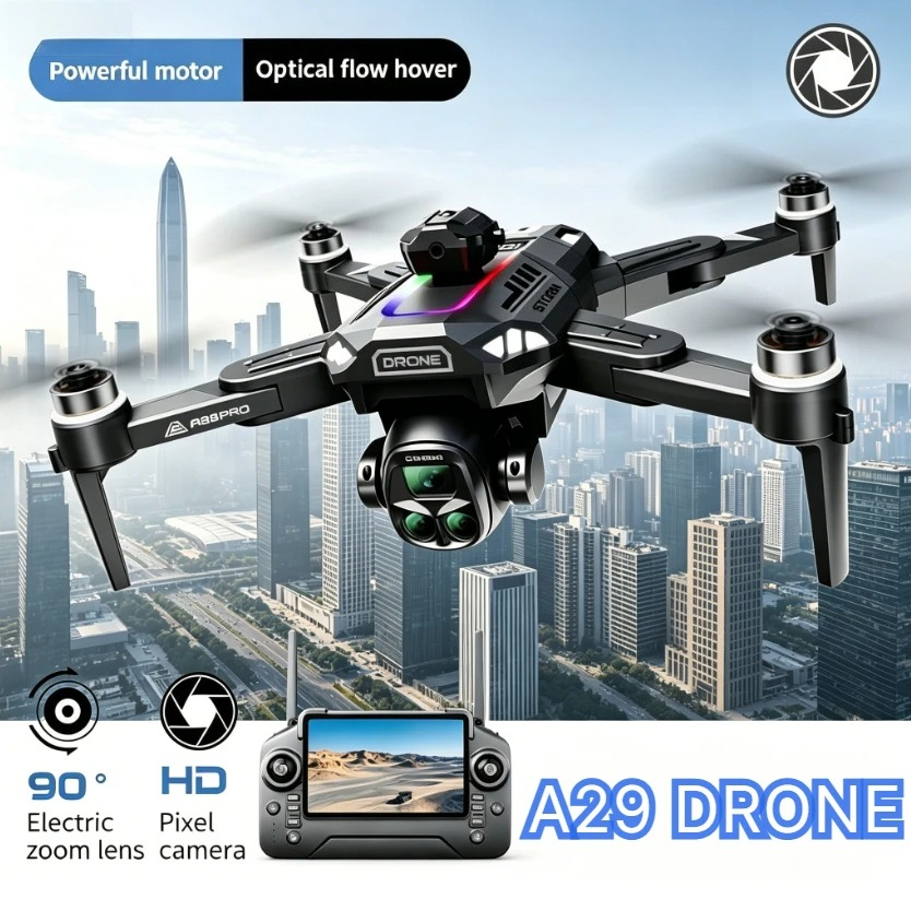 โดรนขนาดเล็กพับได้ A29 GPS PRO - Fpv Brushless Rc Drone 4K บทวิจารณ์และราคา