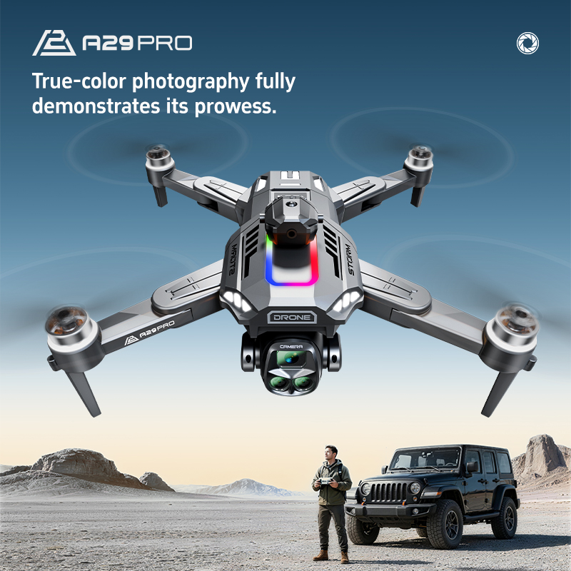 โดรนขนาดเล็กพับได้ A29 GPS PRO - Fpv Brushless Rc Drone 4K บทวิจารณ์และราคา