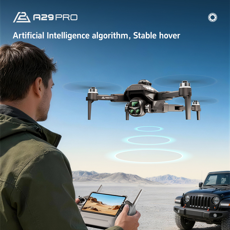 โดรนขนาดเล็กพับได้ A29 GPS PRO - Fpv Brushless Rc Drone 4K บทวิจารณ์และราคา